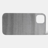 木炭グレーの水の色のパタグラデーションーン Case-Mate iPhoneケース (裏面 (横))