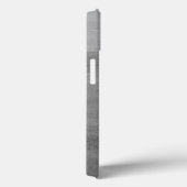 木炭グレーの水の色のパタグラデーションーン Case-Mate iPhoneケース (裏面 / 右)