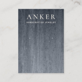 木炭グレーストーンイヤリングディスプレイ 名刺