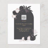 木炭グレーピンクローゼウディング日付を保存 チラシ (裏面)