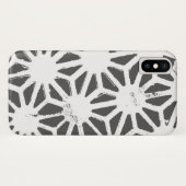 木炭グレー幾何学模様 Case-Mate iPhoneケース (裏面(横))