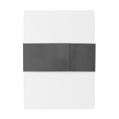 木炭グレー結婚水 招待状ベリーバンド (裏面例)