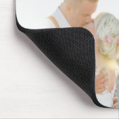 木炭ストライプ写真コラージュ マウスパッド (コーナー)