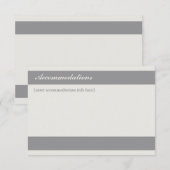 木炭ストライプ収容カード エンクロージャーカード (正面/裏面)