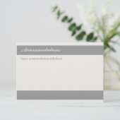 木炭ストライプ収容カード エンクロージャーカード (スタンド正面)