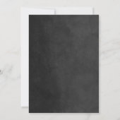 木炭ストリングライト婚約パーティ招待状 招待状 (裏面)