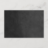 木炭ストリングラ結婚イトの挿入カード エンクロージャーカード (裏面)