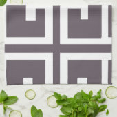 木炭スペイン人のタイル キッチンタオル (折り畳み)