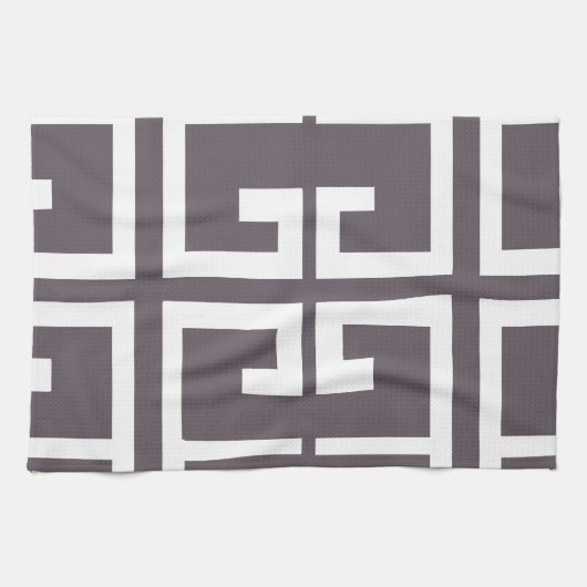 木炭スペイン人のタイル キッチンタオル (横)