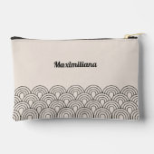 木炭セメント – アーチ型グラム小装身具用パウチ アクセサリーポーチ (裏面)