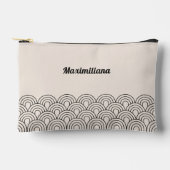 木炭セメント – アーチ型グラム小装身具用パウチ アクセサリーポーチ (正面)