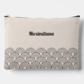 木炭セメント – アーチGlam大型アクセサリーポーチ アクセサリーポーチ (正面)