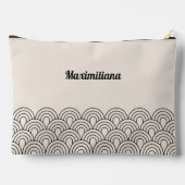 木炭セメント – アーチGlam大型アクセサリーポーチ アクセサリーポーチ (裏面)