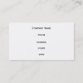 木炭ドットビジネスカード 名刺 (裏面)