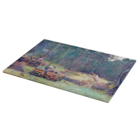 木炭バーナー木材スプリッタTom Roberts 1886 カッティングボード (角)