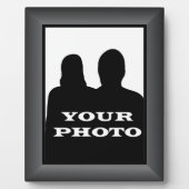 木炭フレームあなたの写真8 x 10垂直プラーク2 フォトプラーク (正面)