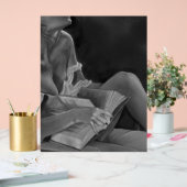 木炭ブックラバーウォールアート アクリルサイン (ウェディング)