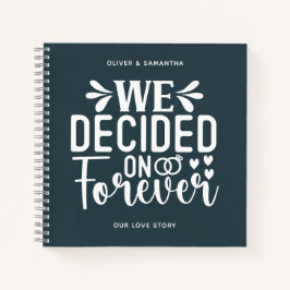 木炭ブルー私たちは永遠のノートに決めた ノートブック