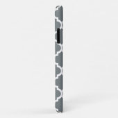 木炭ホワイトモロッコ#5海軍3イニシャルモノグラム Case-Mate iPhoneケース (裏面/右)