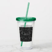 木炭マンダラアクリルタンブラー アクリルタンブラー (裏面)