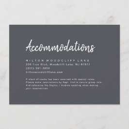 木炭ミニマリストアコモデーション エンクロージャーカード