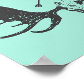 木炭ムーススカルアートハンター/ボホポスター ポスター (角)