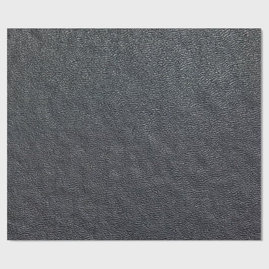 木炭レザーフェイクス ラッピングペーパー (フラット)