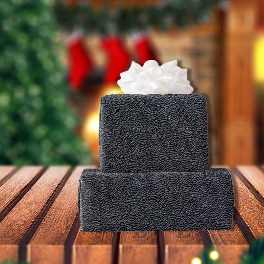 木炭レザーフェイクス ラッピングペーパー