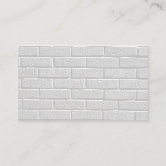 木炭レンガ壁（テクスチャ） 名刺 (裏面)