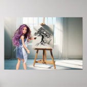 木炭描の木 ポスター (正面)