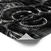 木炭曼荼羅ポスター ポスター (角)