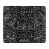 木炭曼荼羅 カッティングボード (正面)