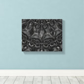 木炭曼荼羅 キャンバスプリント (インサイチュ (ウッドフロア))