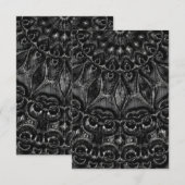 木炭曼荼羅 サンキューカード (正面/裏面)