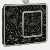 木炭曼荼羅 シルバープレートフレームオーナメント (右)