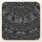 木炭曼荼羅 スクエアペーパーコースター (正面)