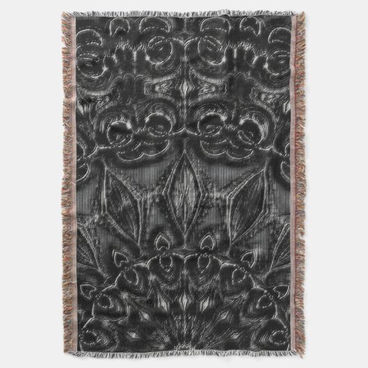 木炭曼荼羅 スローブランケット (正面縦)