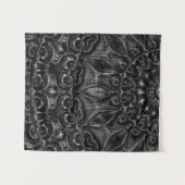 木炭曼荼羅 タペストリー (正面(横))