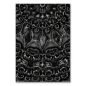 木炭曼荼羅 テーブルナンバー (裏面)