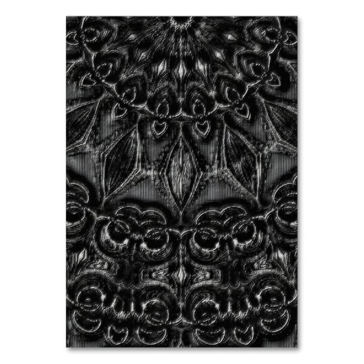 木炭曼荼羅 テーブルナンバー (正面)