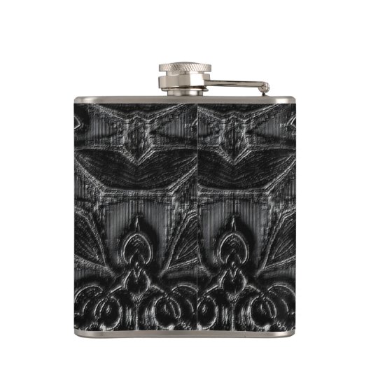 木炭曼荼羅 フラスク (裏面)