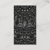 木炭曼荼羅 プレイスカード (裏面)