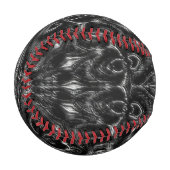 木炭曼荼羅 野球ボール (正面左)