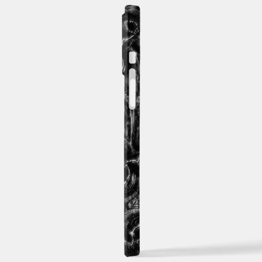 木炭曼荼羅 iPhoneケース (左側面)