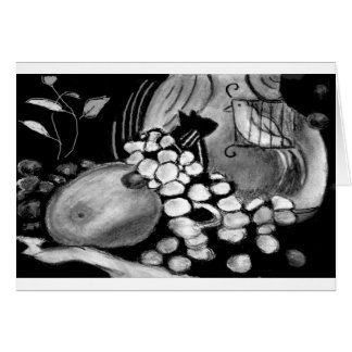 木炭猫および鳥