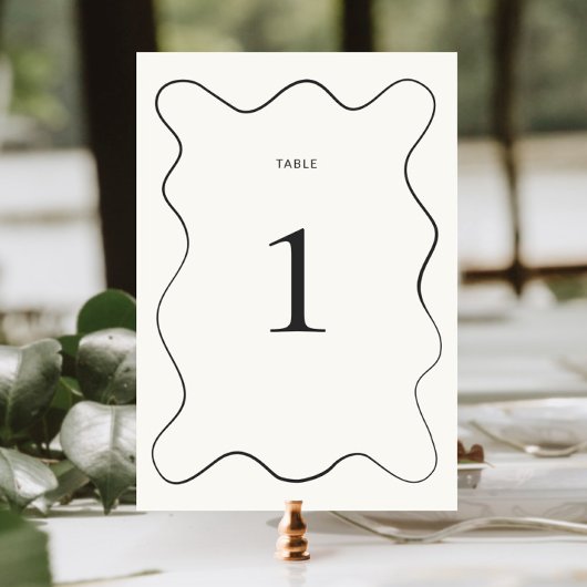 木炭縁ど波結婚波 テーブルナンバー