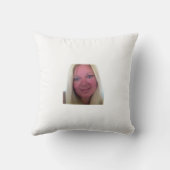 木炭芸術的黒猫ポートレート クッション (裏面)