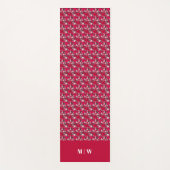 木炭葉のカエデ材 ヨガマット (正面)