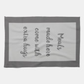 木炭 – 白 キッチンタオル (横)