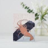 木炭、c.1830のブロックを持つLangoustine ポストカード (スタンド正面)